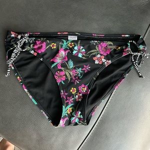 VENUS Lascana Floral Bikini Bottom Side Tie Size 12